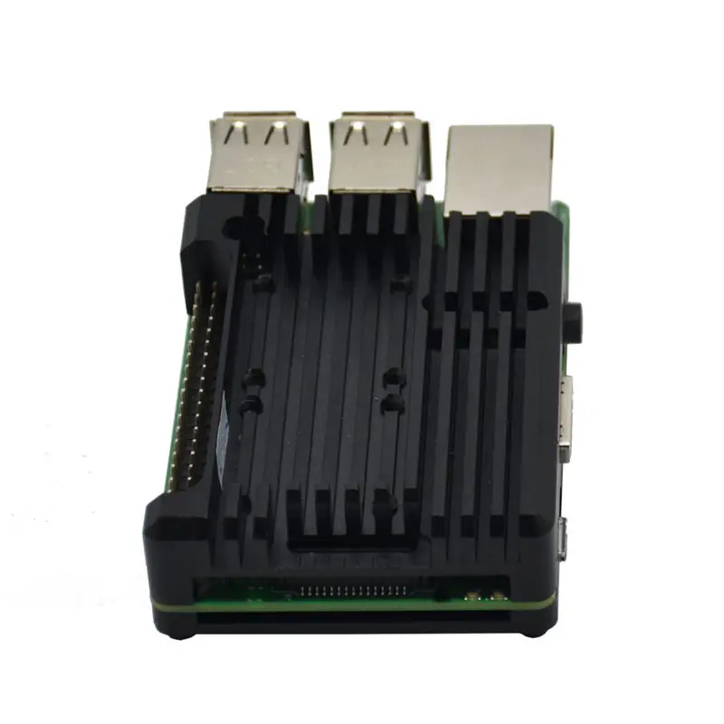 Raspberry Cnc алюминиевый сплав бронированный чехол с охлаждающим радиатором двойной