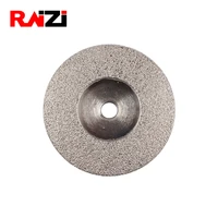 raizi 5 inch vacuum brazed flat diamond cup grinding wheels abrasive stone cutting tools for granite marble