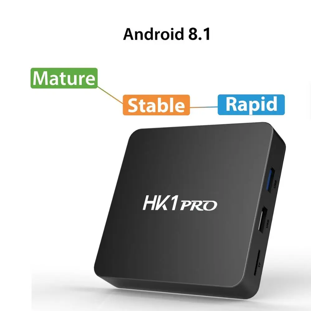 ACEMAX HK1 PRO Android 8 1 четырехъядерный ТВ бокс Amlogic S905X2 4 Гб 64 2 4G 5G Dual Wifi USB 3 0 H. 265 4K 60fps Smart TV