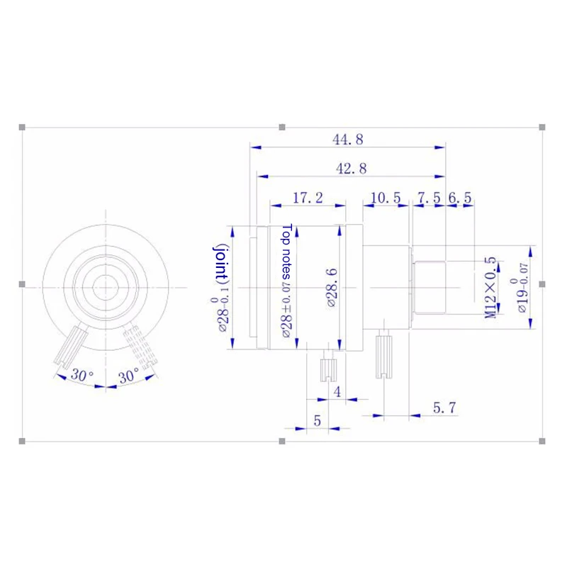 HD CCTV объектив 3.0MP M12 2 8 12 мм варифокальный IR F1.4 ручной фокус зум|Компактные