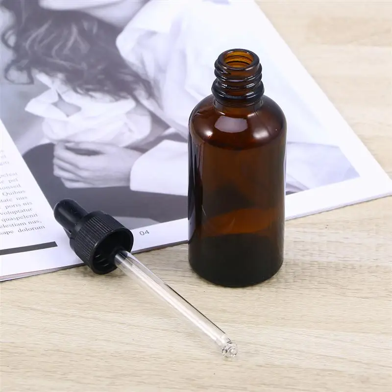 Refillable Empty Essential Oil Bottle With Dropper Spray Glass | Дом и сад