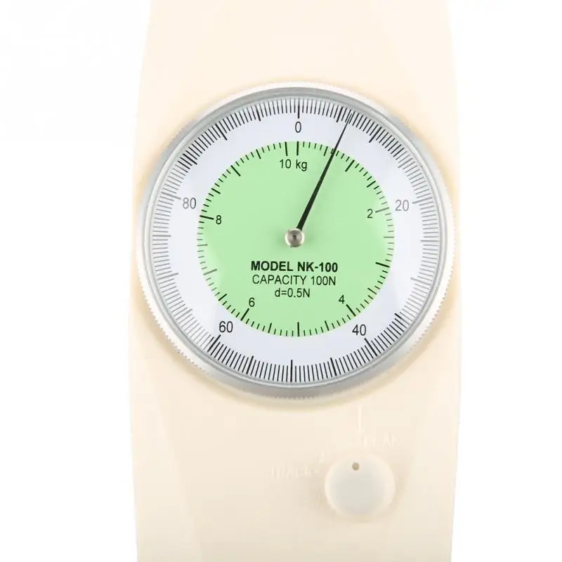 Аналоговый динамометр 100N прибор для измерения силы тестер нажимного тяга