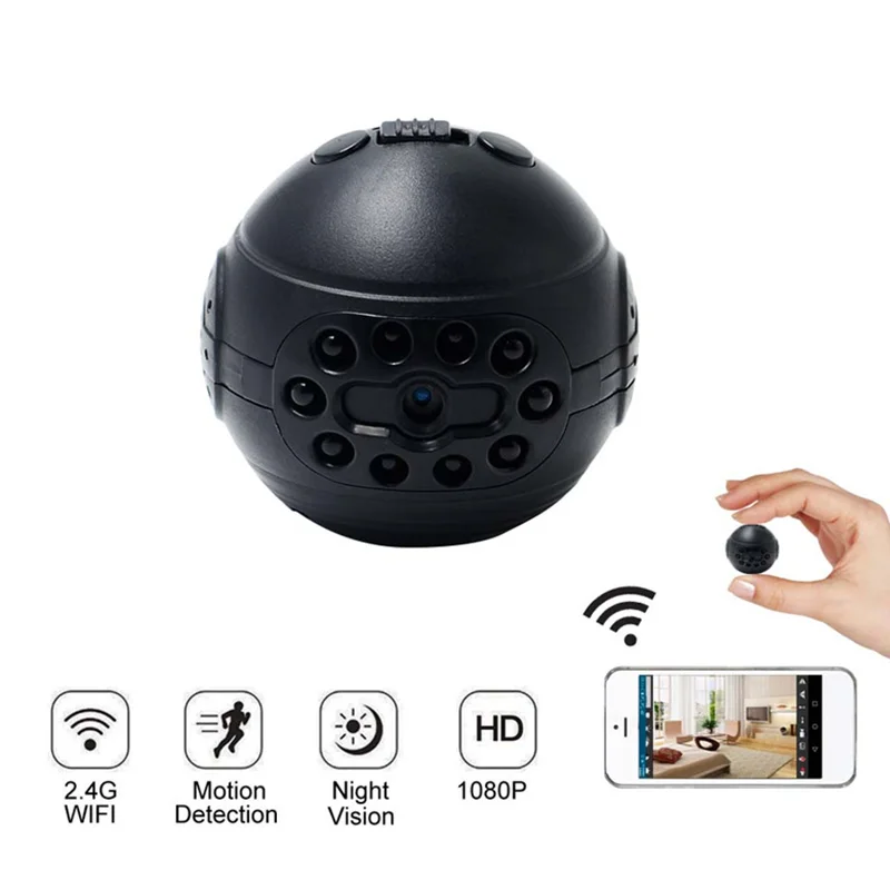 Новая беспроводная мини-камера Full HD 1080p Micro-Cam инфракрасное Обнаружение движения DV