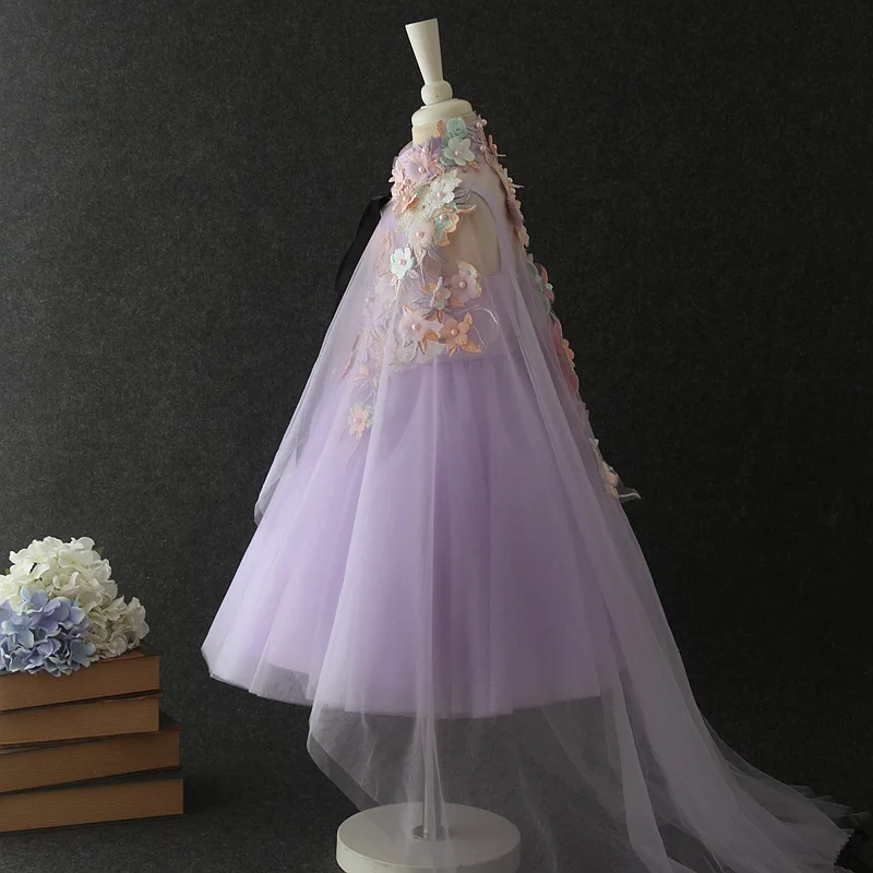 Платья принцессы для девочек Детский карнавальный костюм нарядное платье детей