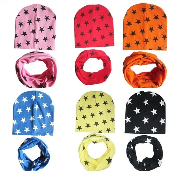 2 шт. вязаные шапки-бини с шарфом | Детская одежда и обувь