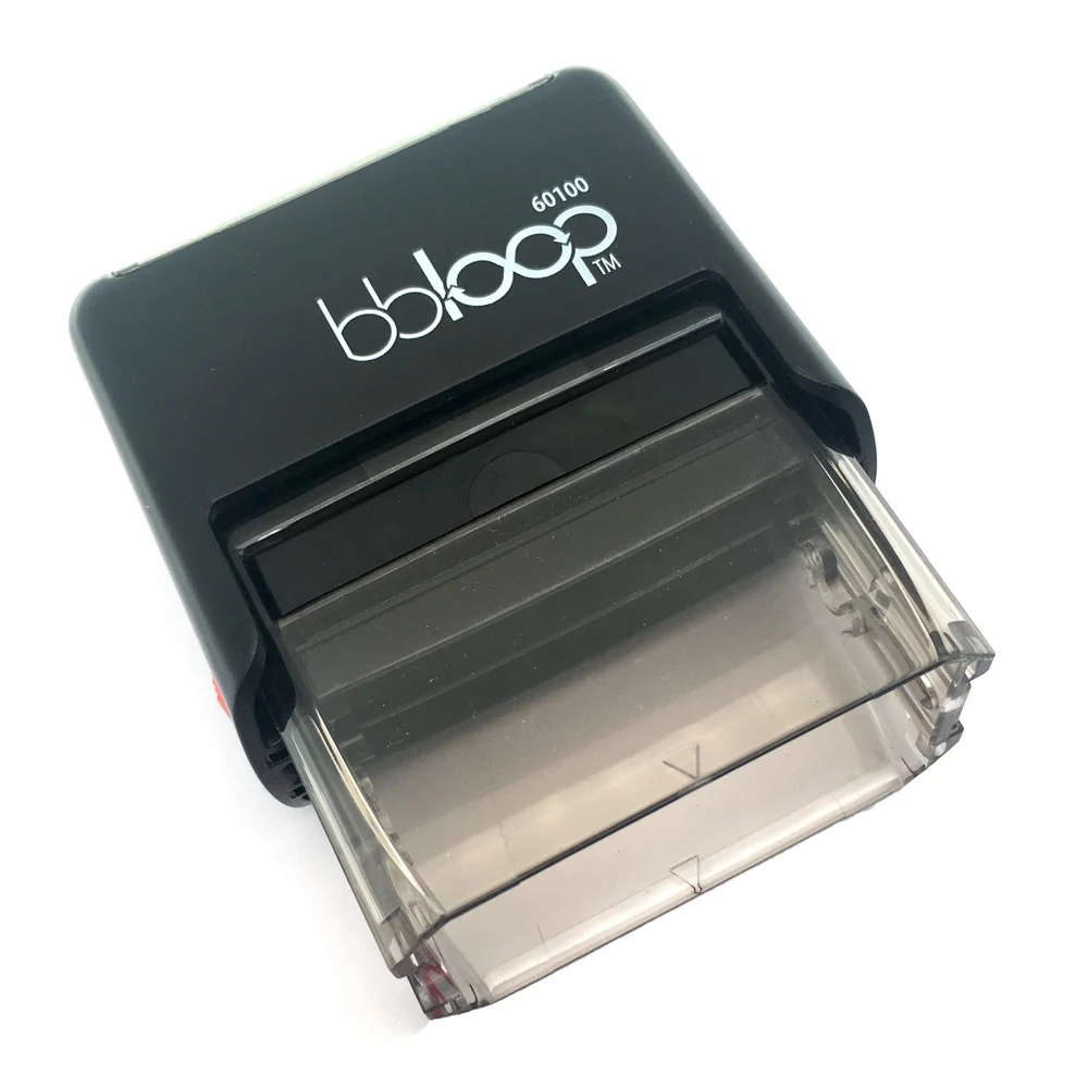 

Bbloop Completed w/Bold Round Style Font and Design Self-Ink