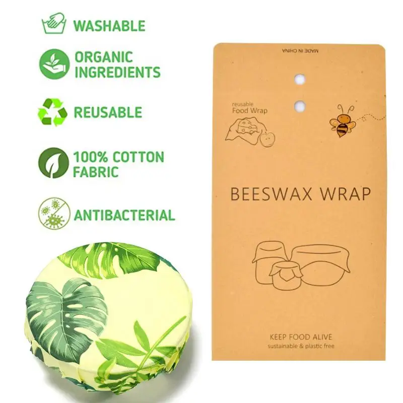 3 шт. пчелиный воск Еда Обёрточная бумага свежий ткань вместо того чтобы пленка