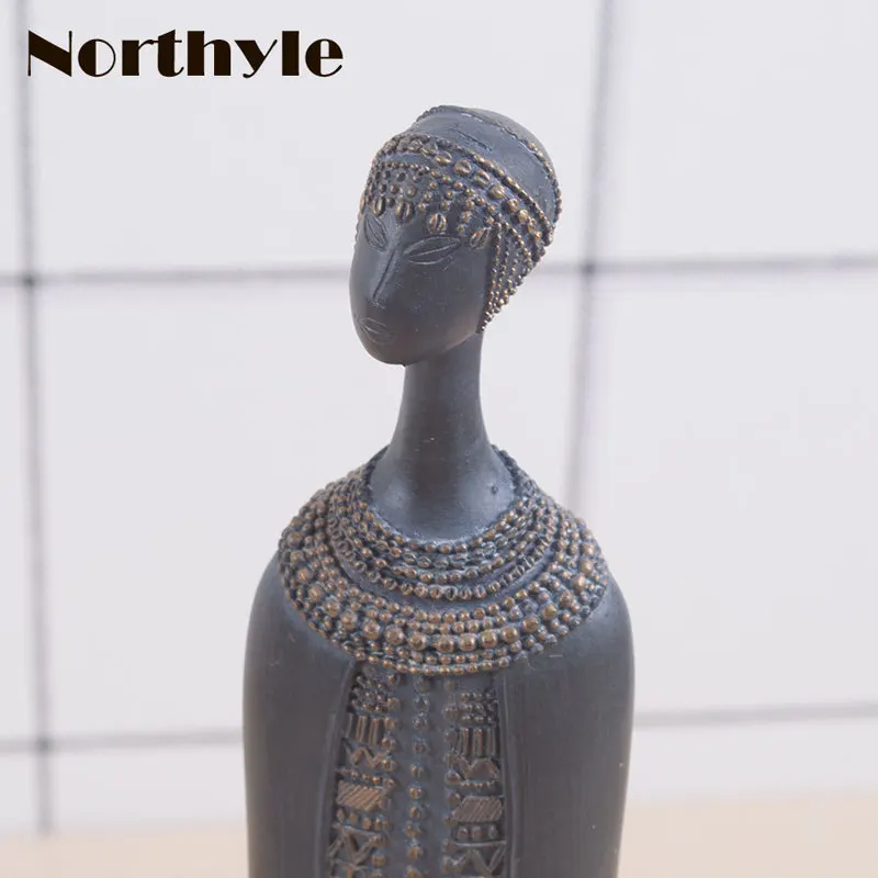 Northyle африканская тематическая Статуэтка из смолы украшение для дома фигурка