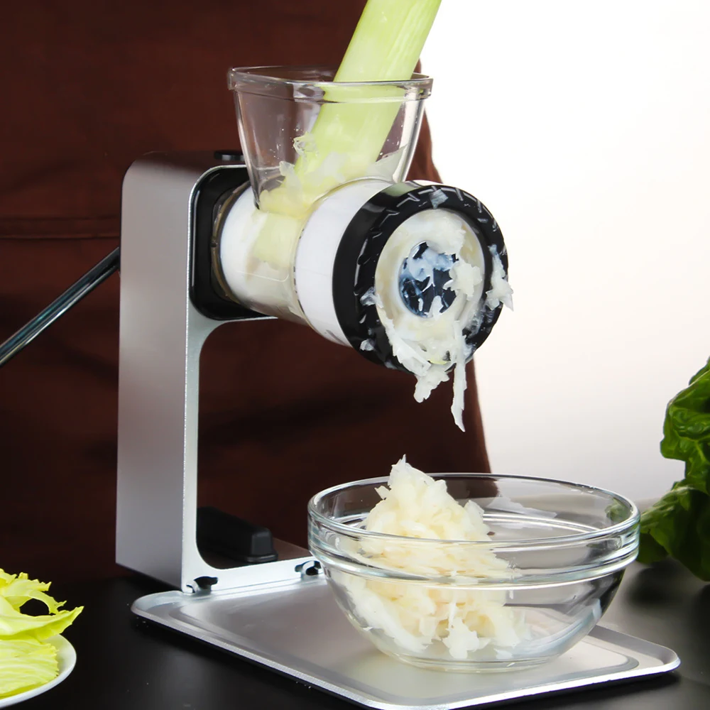 Бытовая многофункциональная ручная мясорубка миксер измельчитель роторная