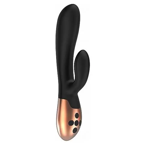 Вибратор с подогревом G spot изысканный черный Утешитель фаллоимитатор