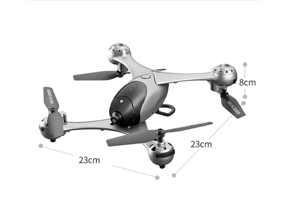 SMRC M6 Follow Me Квадрокоптер карманные Дроны с камерой HD 4 K/1080 P RC самолет гоночный