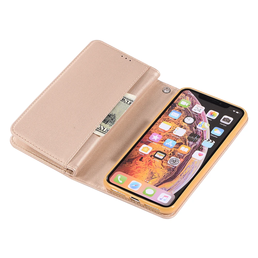 KISSCASE Wallet Case For iPhone 7 8 6 6s Plu Glitter Leather Phone Cases X XS MAX XR Back Cover with Card Slot Coque |
