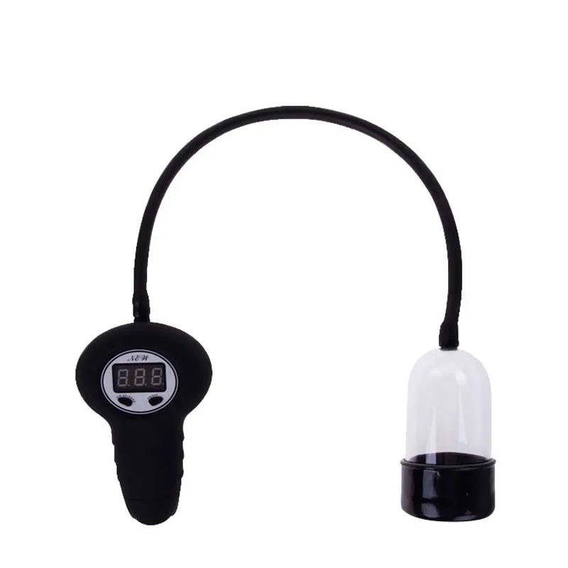 New Electric Penis Pump Enlarger Extender Automatic LCD 35 KPA Vacuum Pressure Enlargement Adult Sex Product |