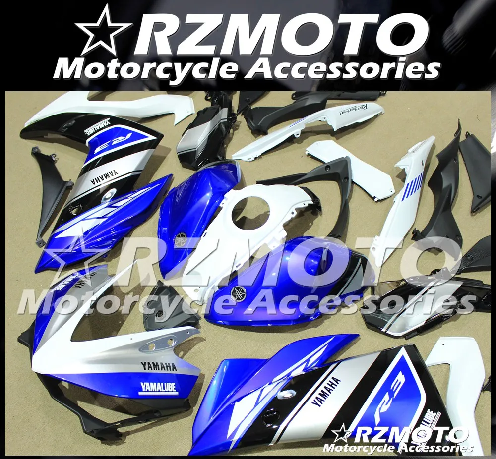 ABS обтекателя тело комплект пригодный для YAMAHA YZF R3 R25 13 14 15 16 17 YR4|Полные комплекты обтекателей| |
