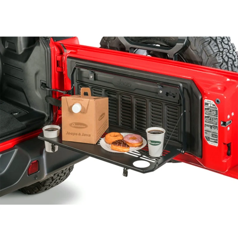 1 шт. Складная полка для задних дверей Jeep Wrangler JL 2018 2019|Задние багажники и