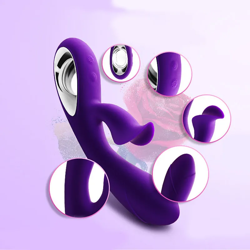 Rabbit Dildo Vibrator Clitoris Stimulator G-spot Masturbation Anal Massager Fast Mult Frequency Adult Sex Toy For Woman | Красота и