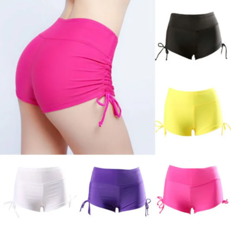 Women Shorts Elastic High Waist Hot Fitness Gym Yoga | Спорт и развлечения
