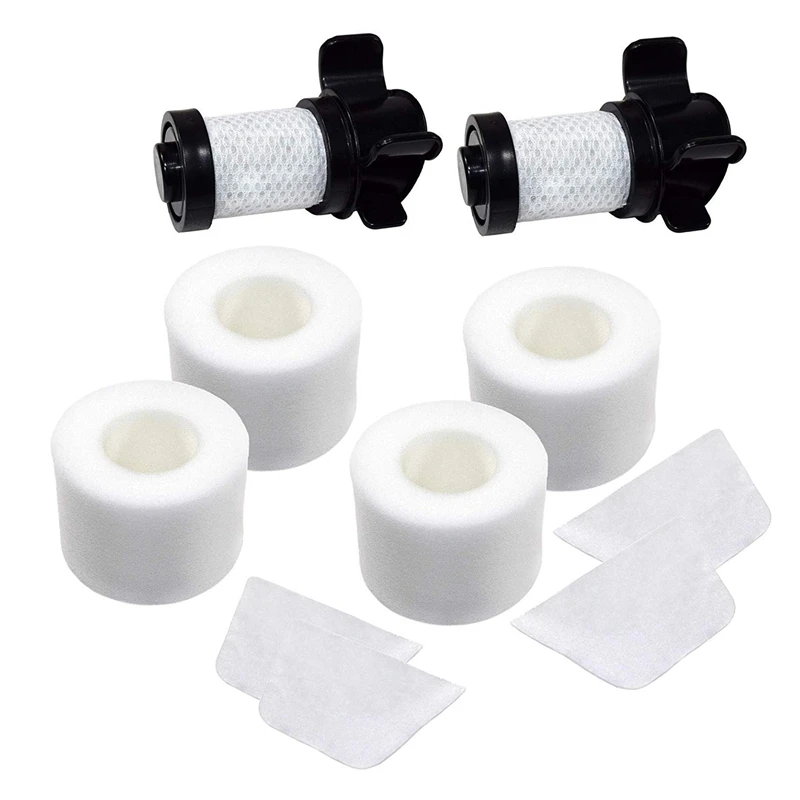 Фильтр 2x + 4 упаковочных фильтра совместим с Shark Ionflex Duoclean Vacuum Ic205 If100 If150 If160 If170 If180