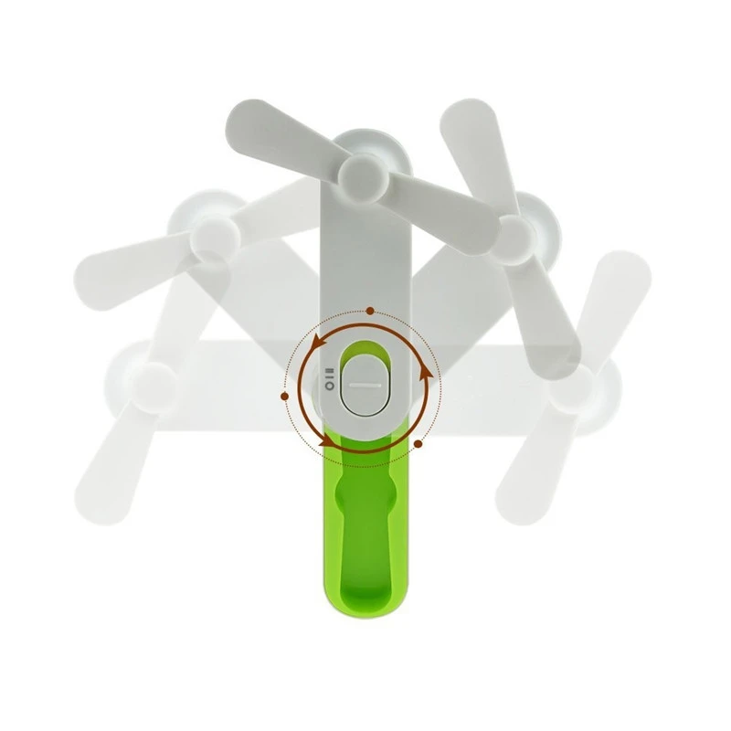 Складной портативный мини вентилятор с USB зарядкой|Чехлы для электрических