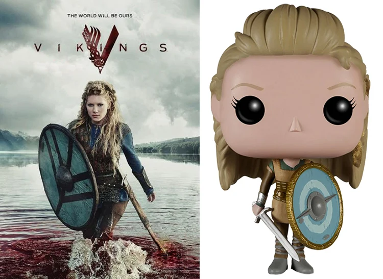 Рагнар из викингов Lothbrok 177 Lagertha 178 Виниловая фигурка модель игрушки подарки Новые