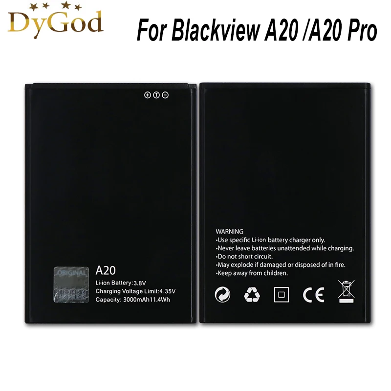 Аккумулятор DyGod 3000 мАч для Blackview A20 Pro высококачественный аккумулятор мобильный