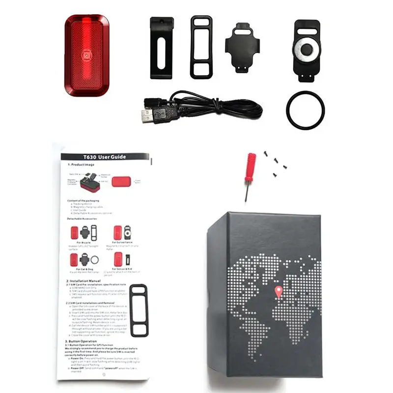 Новый GPS Трекер T630 для собак детей домашних животных мотоциклов велосипедов