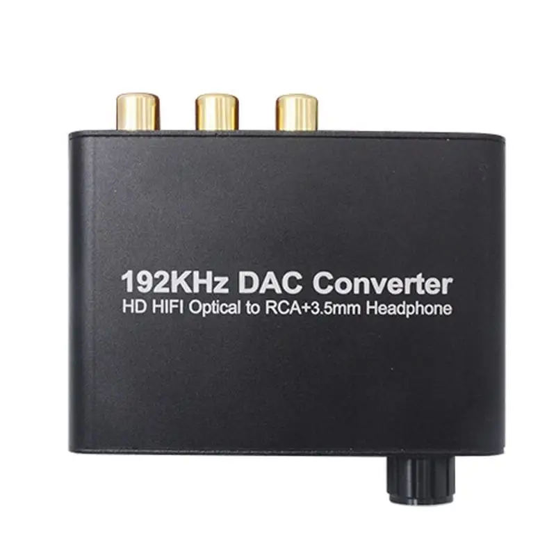 192 кГц ЦАП конвертер HD Hifi Оптический RCA + 3 5 мм разъем для наушников| |