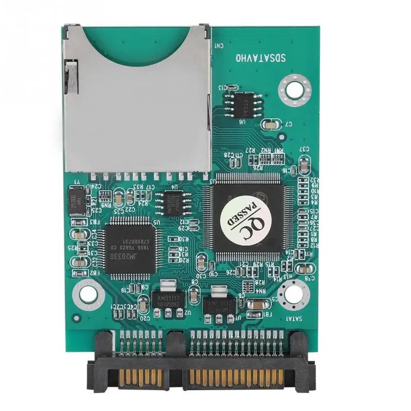 22 МБ/с./с быстрая передача SD/SDHC/SDXC/MMC карта памяти до 2.5in 7 + 15P SATA конвертер адаптер| |