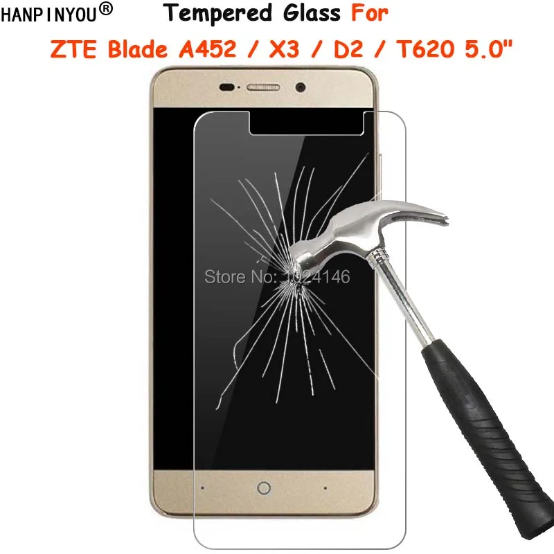 Для ZTE Blade X3 D2 T620 5 &quotпрозрачное закаленное стекло Защита для экрана ультратонкая