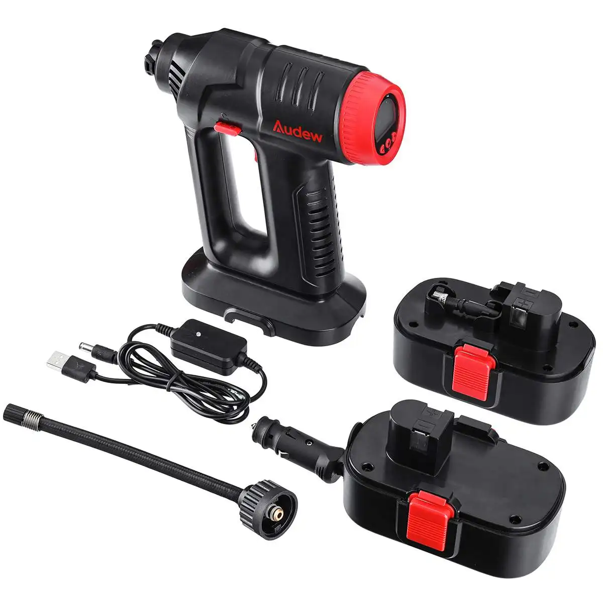 Новый 12В 130PSI беспроводной ручной воздушный надувной насос для автомобильных шин