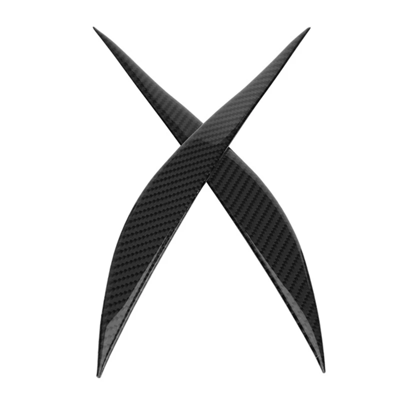 Новинка передняя фара из углеродного волокна для бровей крышка век подходит BMW F30