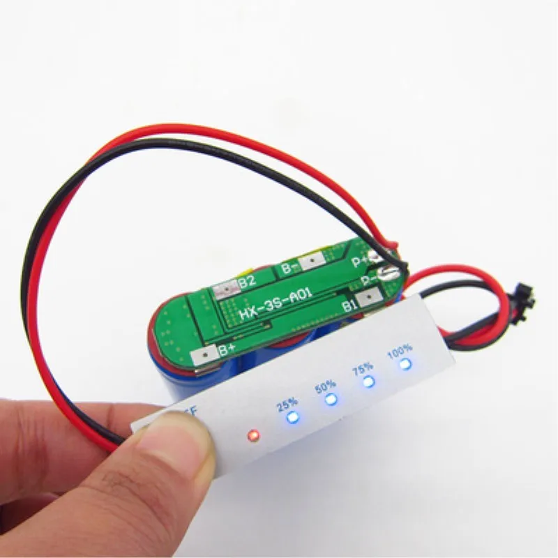 Тестер мощности на литиевой батарее 2S 3S lipo 8 4 В 12 6 16 в 14 индикатор емкости уровень