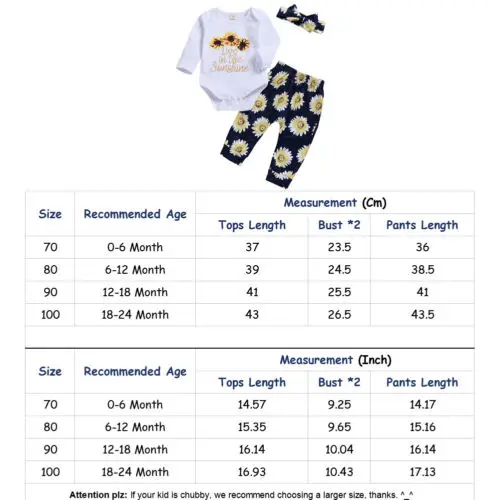 PUDCOCO Newest Toddler Baby Girl Boy Floral Bodysuit Tops +Long Pants+Headband Casual Outfits kids Clothes Set 0-24M | Детская одежда и