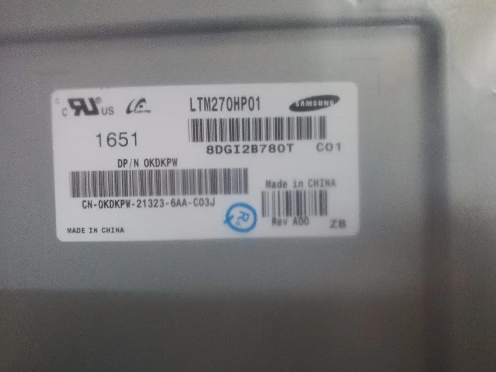 Оригинальный Новый ЖК-экран LTM270HP01 для Dell Sansung curve display | Компьютеры и офис