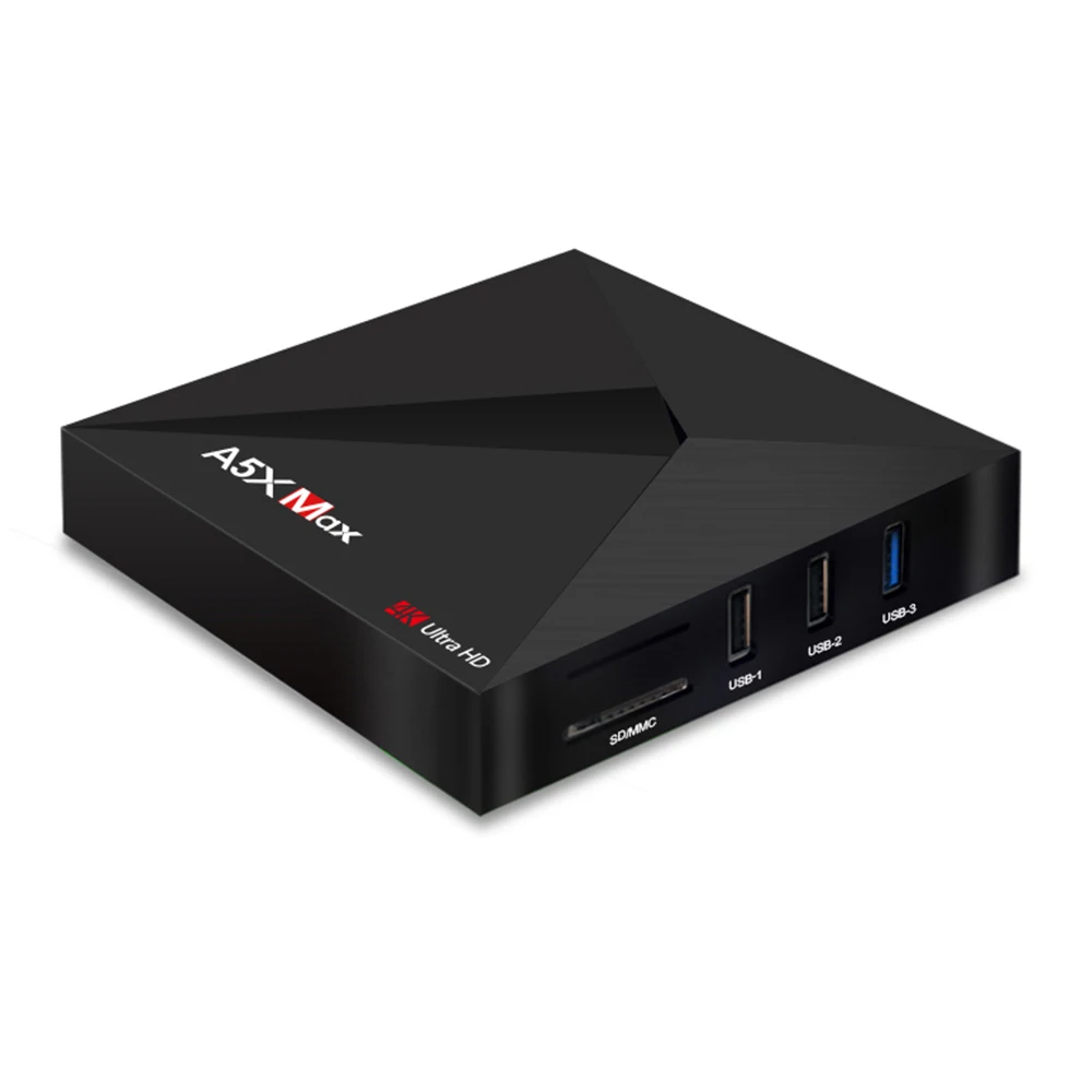 A5X MAX Android 9 0 ТВ коробка 4 K HD ГБ/32 ГБ RK3328 Мали-450 Smart Media Player 1000 м Lan | Электроника