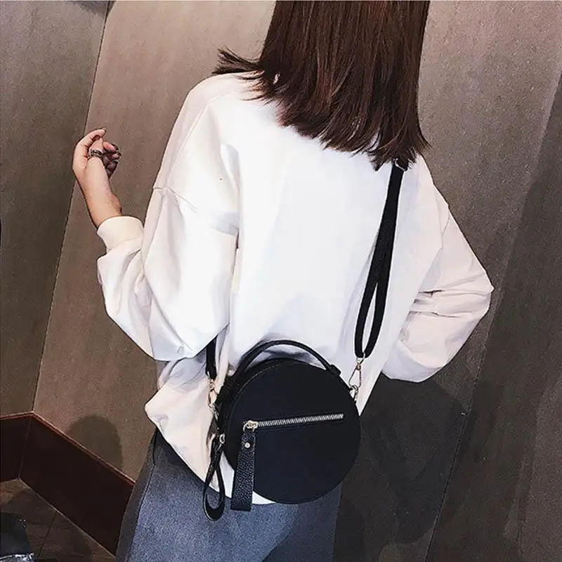 Женская сумка ABDB круглая из искусственной кожи|Сумки с ручками| |