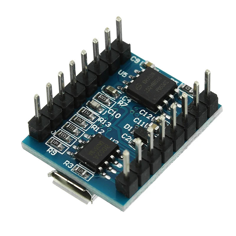 CLAITE 10 шт. JQ6500 MP3 голосовой звуковой модуль 16P 16 Мбит USB заменить один на 5 способ