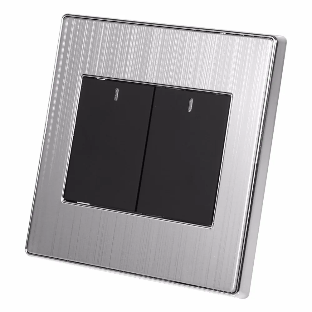 Настенный светильник 1/2/3 Gang 1 Way 250V 10A современный Электрический кнопочный