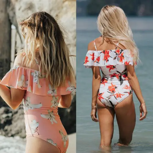 ITFABS Дамский Бандаж с высокой талией пуш-ап мягкий цветочный розовый белый цвета