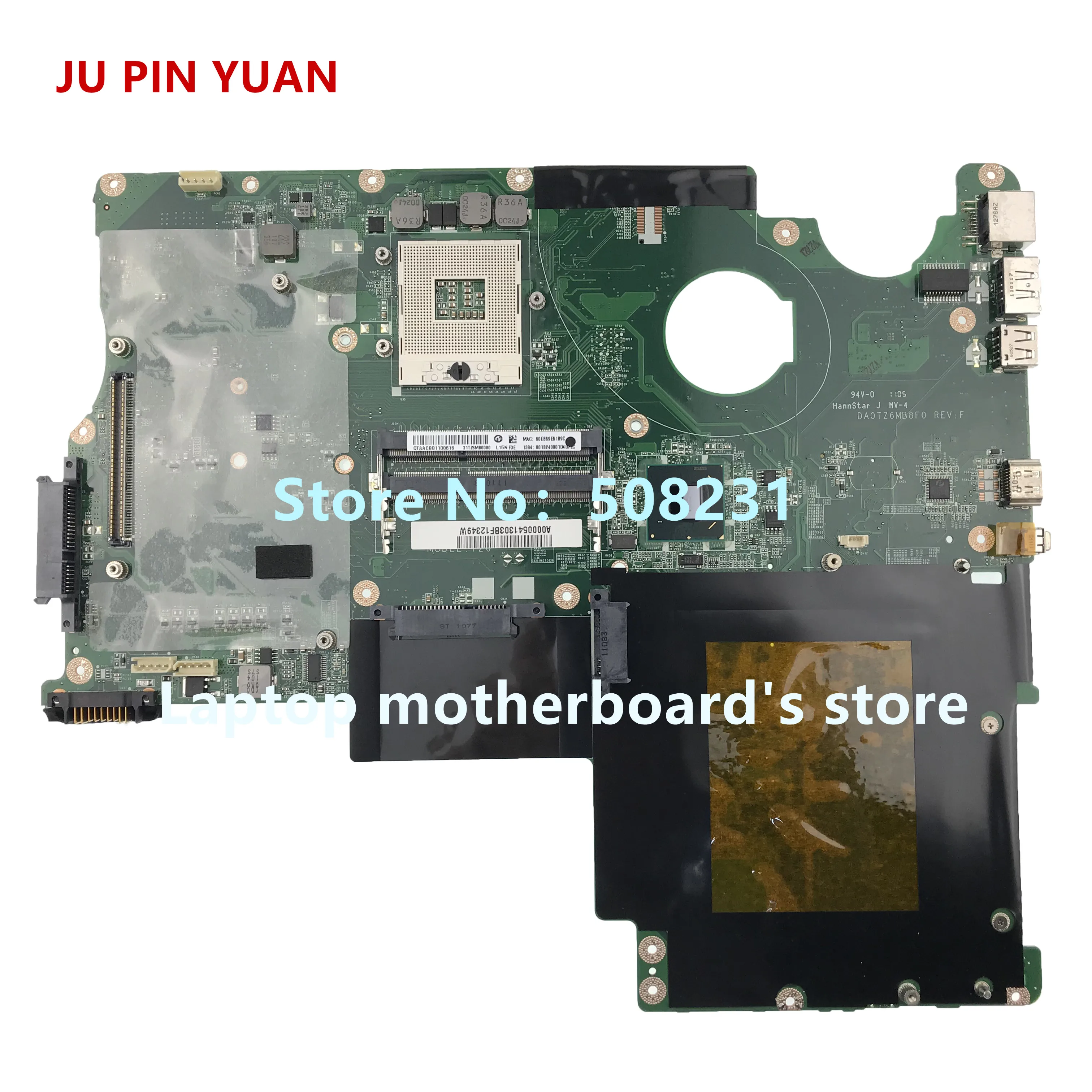 

A000054130 DA0TZ6MB8F0 Mainboard For Toshiba Qosmio X505 X500 P500 P505 Laptop Motherboard Fully Tested