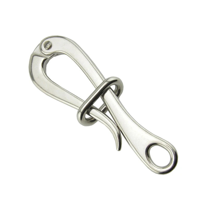 

316 Stainless Steel Diving Buckle Accessory Quick Release Clip Shackle Slip Link for Sailing Boat Yacht Pelican Hook 98/147mm