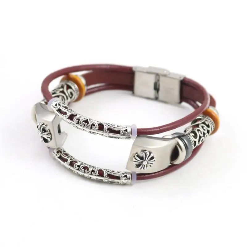Replacement Retro Metal Leather Wristband Band Strap Bracelet For Fitbit Alta/Fitbit Alta HR Watch Fashion Gifts | Электроника