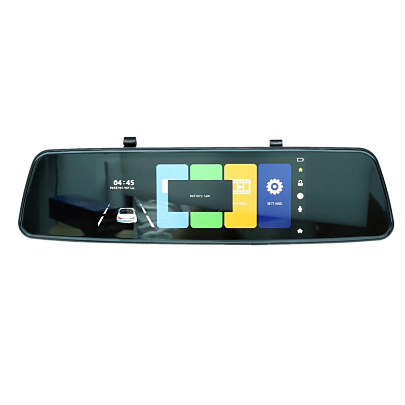 7 дюймов Профессиональный 1080P Автомобильный видеорегистратор Gps зеркальный