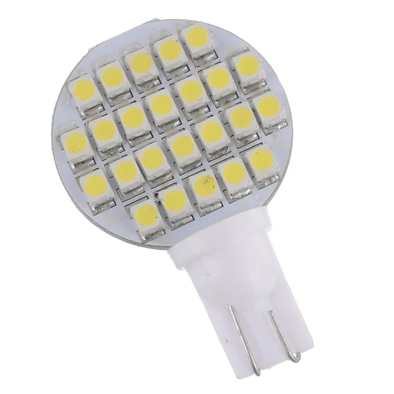 20 шт./компл. супер яркий DC 12 V 624LM 4 8 W T10 3528 24SMD белый ПВХ интерьер Светодиодный