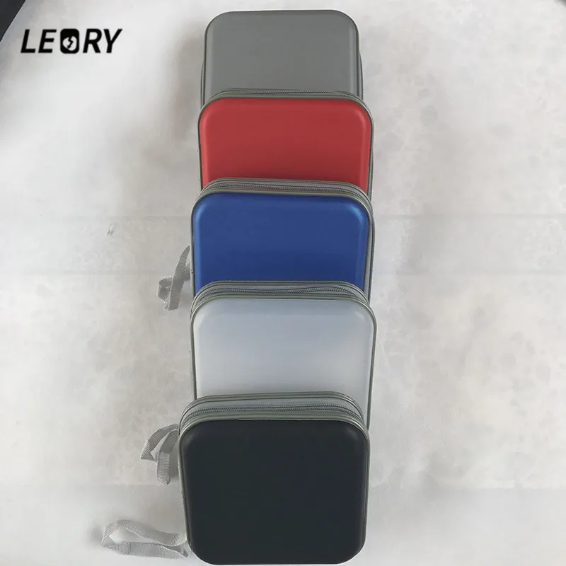 LEORY 40 dics портативный CD/DVD Чехол держатель кошелек органайзер для хранения