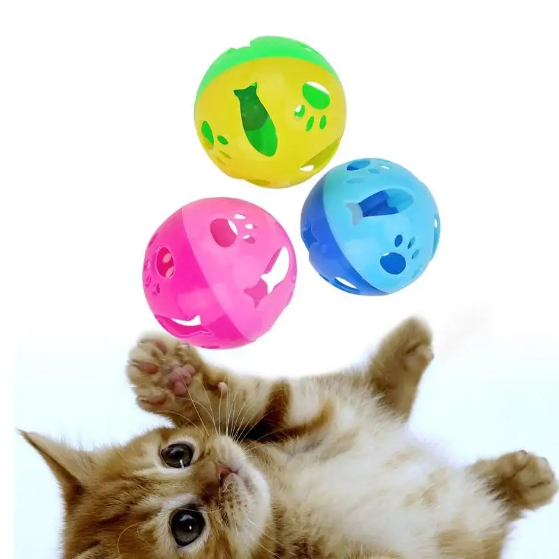 10 см игрушки для кошек пустотелый колокольчик забавные пластиковые