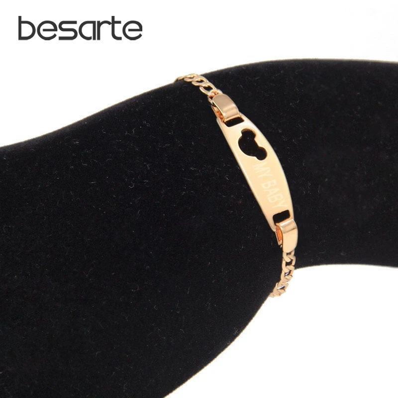 

Cute Baby Bracelets Girls Jewelry Bracelete de Ouro Pulseras Joyeria Bracelet Bangle Pulseira Brazaletes Bebe Bracciali B0342