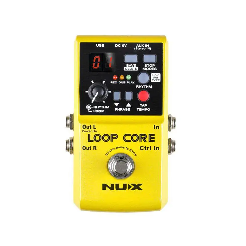 NUX Loop Core педаль для гитарных эффектов 6 часов время записи 99 пользовательских