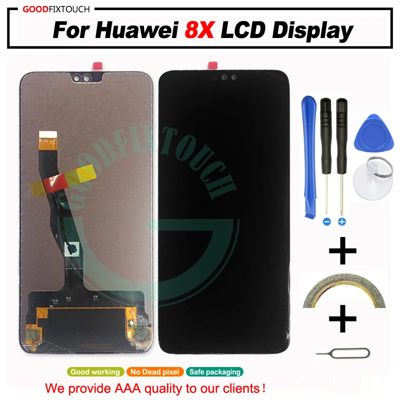 Фото Оригинальный 6 5 "для Huawei Honor 8X ЖК дисплей сенсорный экран дигитайзер для сборки