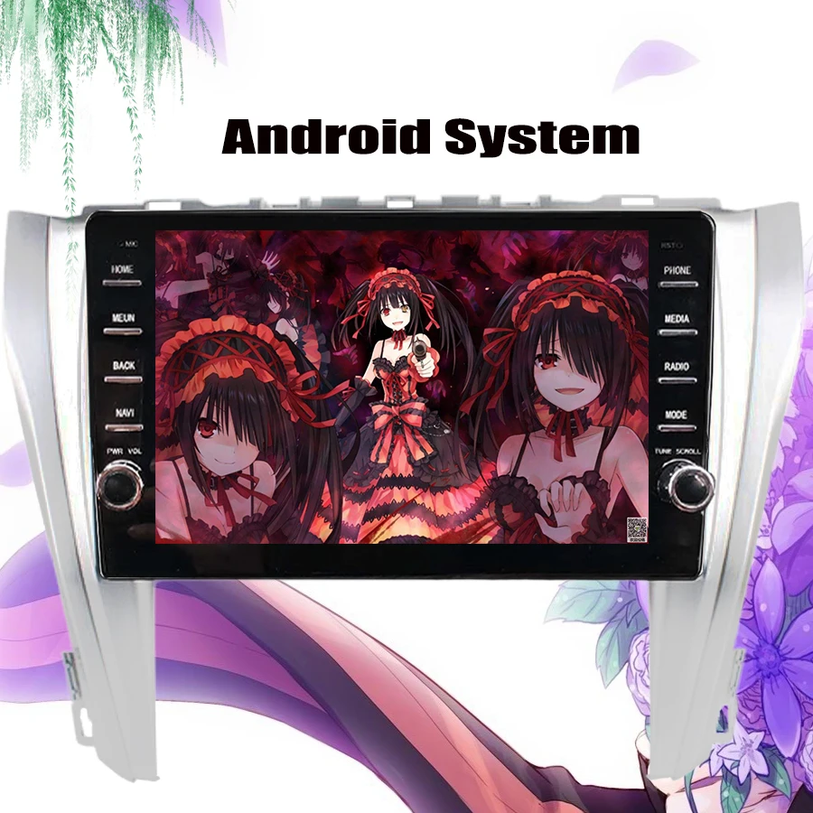 2 Din Авторадио GPS Android 10 0 автомобильный DVD мультимедиа для Toyota Camry 2015 2017 Ram 4 Гб ROM 64